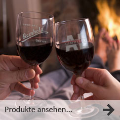 Gläser mit Gravur