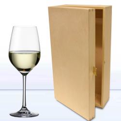 Holzbox mit Namen gravieren 2er ohne Gravur