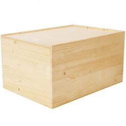 Weinkiste für 6 Flaschen - Schiebedeckel ohne Gravur