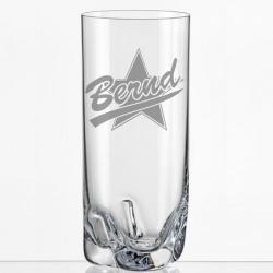 Trink Glas mit Namen graviert 