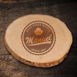 Baumscheibe mit eigener Gravur 