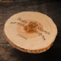 Baumscheibe beste Mama individuell graviert 