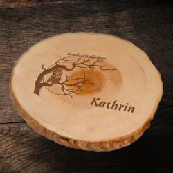 Baumscheibe mit individueller Gravur 