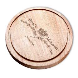 Holz-Schneidebrett Holz Beste Mama 