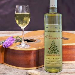 Personalisierter Wein nach Wahl als Weihnachtsgeschenk Chardonnay | ohne