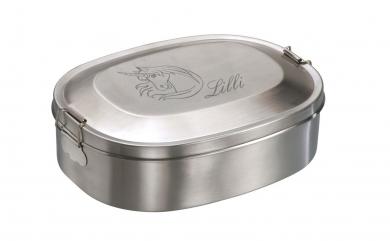 Brotdose Edelstahl für Kinder mit Einhorn 