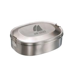 Edelstahldose / Brotdose mit Ihrem Logo mit Gravur