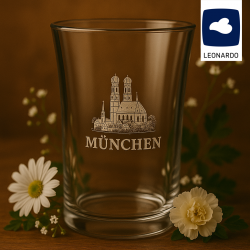 Leonardo Bloom Vase mit Logo Gravur 