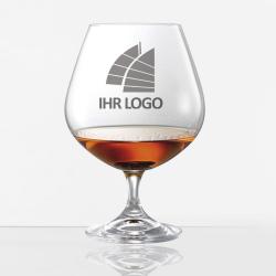 Cognacschwenker / Cognacglas / Weinbrandglas mit Logo Gravur 