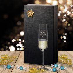 Individuell graviertes Sekt Geschenkset mit Lindt Lindor Kugeln zum Abitur / Abschluss ohne Sekt