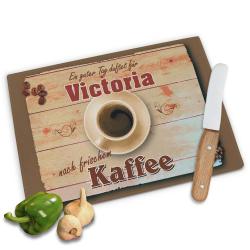 Frühstücksbrettchen mit Namen 
