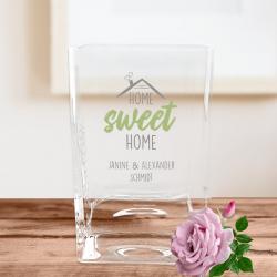 Home sweet Home, personalisierte Leonardo Vase 