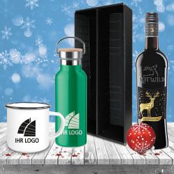 Glühwein-Geschenk-Set mit Ihrem Logo - Rotwein 