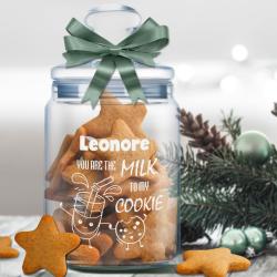 Keksglas personalisiert mit deinem Wunschtext 