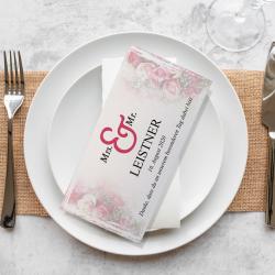 Bedruckte Schokoladentafel zur Hochzeit als Gastgeschenk, 100 g 