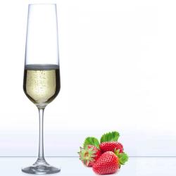 Stilvolles Sektglas / Champagner-Kelch mit Logo/Design ohne