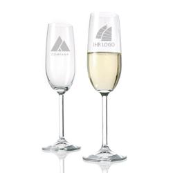 Sektglas / Prosecco Glas mit Logo/Design 0,1 l 