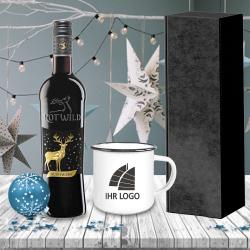 Glühwein-Geschenk-Set mit eigenem Logo - Rotwein 