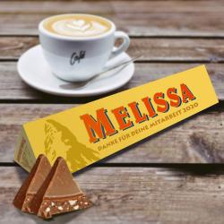 Personalisierte Toblerone-Schokolade mit Namen als Geschenk - 100 g 