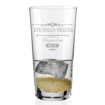 Vodka Glas von Leonardo mit Namen graviert 