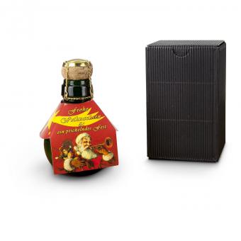 Kleinste Sektflasche: Weihnachtsgruß Geschenk für Kunden 