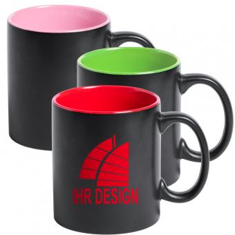 Keramik-Tasse / Lasertasse mit eigenem Logo 