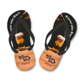 Flip Flops für Männer individuell bedruckt 44-46