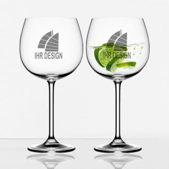 GIN & Tonic Glas mit Logo als Werbegeschenk mit Gravur