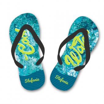 Flip Flops mit Namen bedrucken 