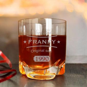 Personalisierter Whiskybecher / Whiskyglas mit Gravur 