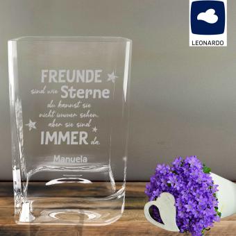 Vase Leonardo mit persönlicher Gravur für deine Freunde 