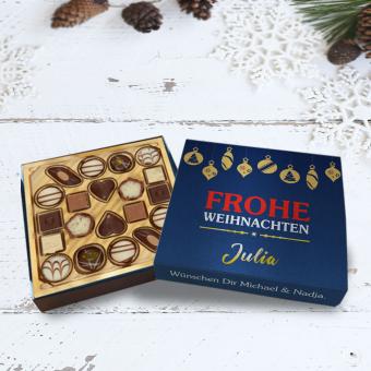 Bedruckte Lindt Pralinen als Geschenk zu Weihnachten - 100 g 