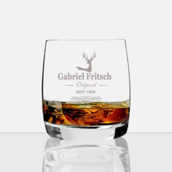 Whisky Glas mit Namen 