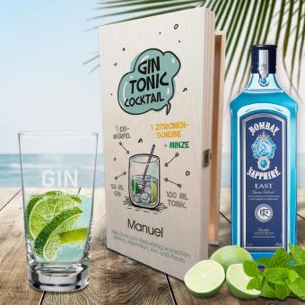 Individuelles Geschenk-Set personalisiert für GIN-Liebhaber 