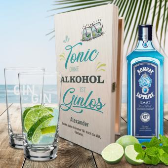 Originelles GIN Geschenk-Set mit Personalisierung 