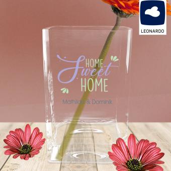 Home sweet Home, personalisierte Leonardo Vase 