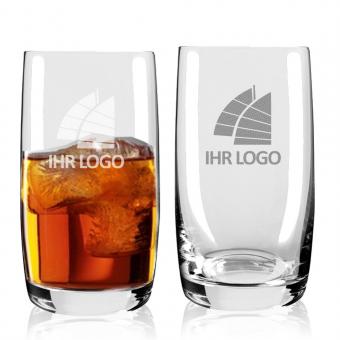 Saftglas / Trinkglas mit eigenem Logo 0,3 l mit Gravur