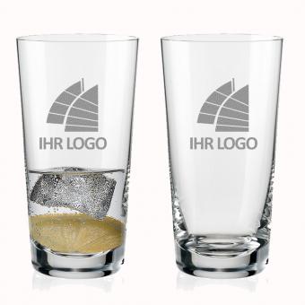 Longdrinkglas / Trinkglas mit Logo graviert 0,3 l mit Gravur