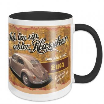 Tasse Auto Ich bin ein Klassiker mit Namen 