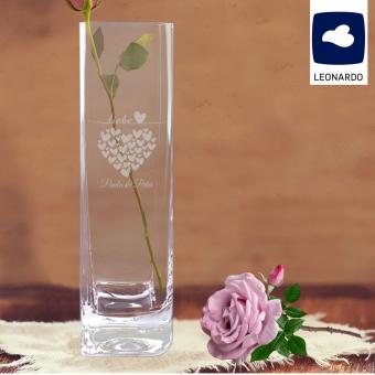 Personalisierte Leonardo Vase für Paare 