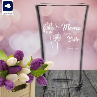 *Mama du bist die Beste*, personalisierte Vase von Leonardo 