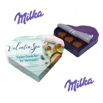 I love Milka Pralinés mit Ihrem Design/Logo wahlweise bedrucken (44 g) 