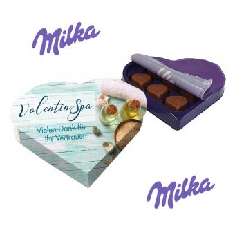 I love Milka Pralinés mit Ihrem Design/Logo wahlweise bedrucken (44 g) 