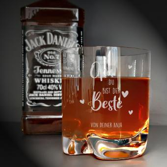 Whiskyglas mit einer persönlichen Gravur für deinen Opa 