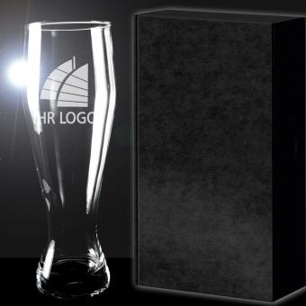 Weizenbierglas mit Logo als Geschenk-Set PREMIUM Select 