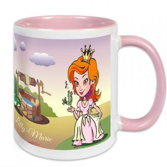 Tasse Prinzessin mit Namen bedruckt 