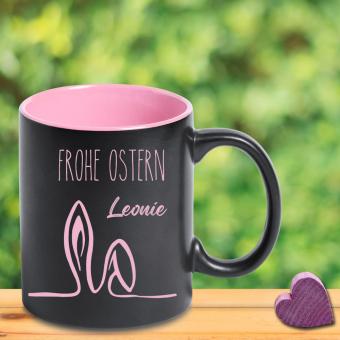 Tasse als Geschenk zu Ostern mit Namen graviert ohne