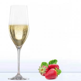 Sektglas / Champagner-Kelch mit Logo/Design ohne