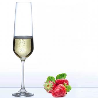 Stilvolles Sektglas / Champagner-Kelch mit Logo/Design ohne