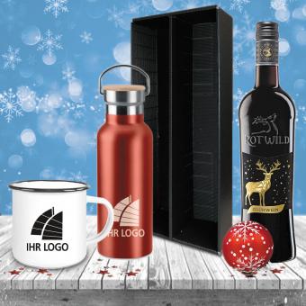Glühwein-Geschenk-Set mit Ihrem Logo - Rotwein 